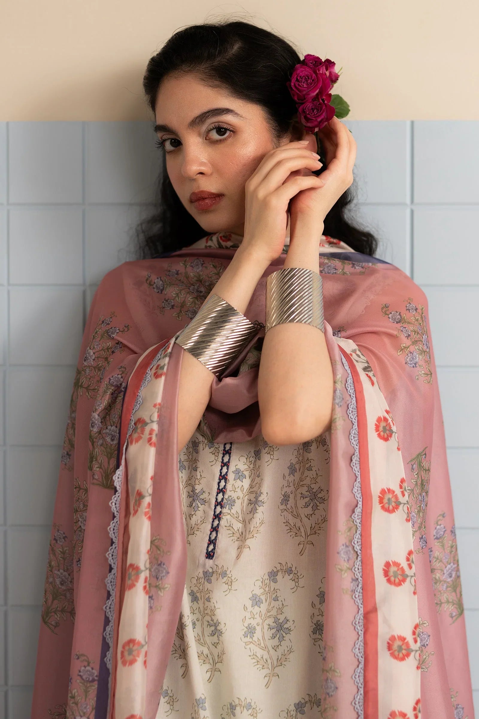 3 Piece Stitched Designer Suit - Ready To Wear